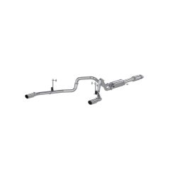 Alternative view of MBRP 2015 Ford F-150 5.0L 3in Cat Back Dual Split Rear Exit T409 Exhaust System