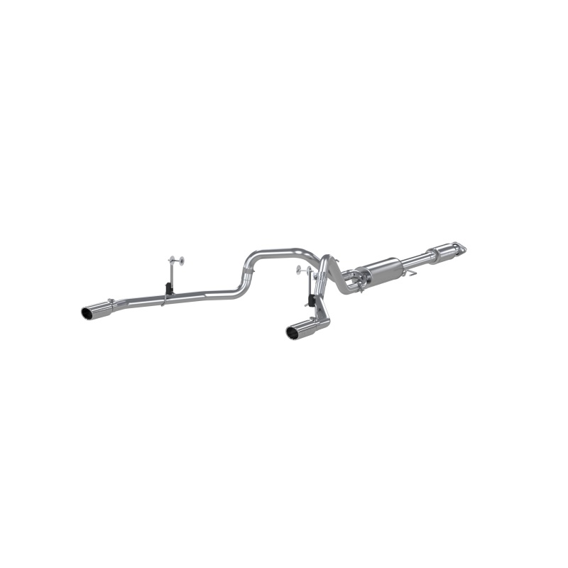 MBRP 2015 Ford F-150 5.0L 3in Cat Back Dual Split Rear Exit T409 Exhaust System - Image 2