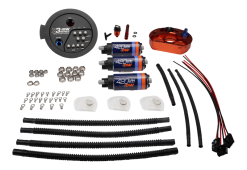 Alternative view of DeatschWerks 20-24 A90/91 Toyota Supra Fuel Pump Module w/Triple DW420s