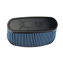Alternative view of Injen NanoWeb Dry Air Filter 8.7x3.9in Oval ID / 10.4x5.6in OD / 4.75in Height / 7.9x3.1in Top