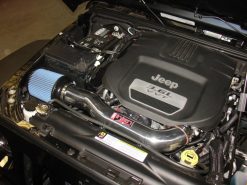 Injen 12-18 Jeep Wrangler JK 3.6L V6 Wrinkle Black Short Ram Intake w/ Open Filter - Image 4
