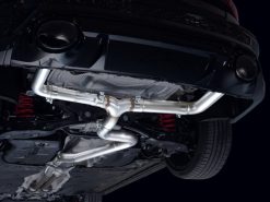 Alternative view of AWE Tuning Audi 22-23 8Y RS3 Cat-Back Track Edition Exhaust System - No Tips