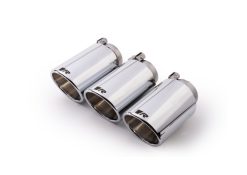 Remus 2018 Honda Civic Type-R FK8 2.0T 102mm Angled Chrome w/Adj Clamp Tail Pipe Set (Triple Tip)