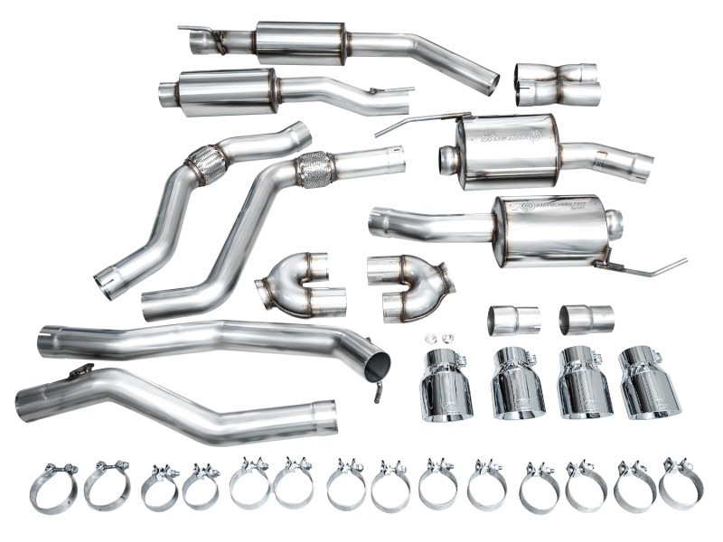 AWE Tuning 2020+ Ford Explorer ST Touring Edition Exhaust w/ Chrome Silver Tips - Image 17