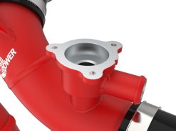 aFe 23-24 Toyota Sequoia V6-3.4L Hybrid BladeRunner 2.5in Aluminum Hot Charge Pipe - Red - Image 4
