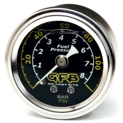 GFB Fuel Pressure Gauge (Suits 8050/8060) 40mm 1-1/2in 1/8MPT Thread 0-120PSI - Image 3