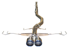 Alternative view of Injen 16-20 Honda Civic Hatchback 1.5T SS Cat-Back Exhaust w/ Titanium Tips