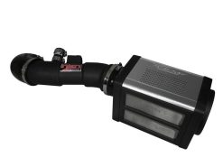 Injen 04-10 QX56 / 04-12 Amada/Titan V8 5.6L w/Power Box Wrinkle Black Power-Flow Air Intake System - Image 2