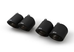 Remus Carbon 102mm Short Style Angled w/Titanium Internals Tail Pipe Set (Quad Tips)