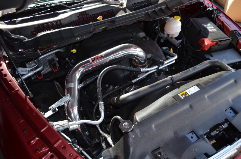 Injen 09-12 Dodge Ram 1500 5.7L V8 Hemi Wrinkle Black Power-Flow Air Intake System w/ MR Tech - Image 3