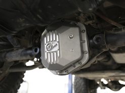 Alternative view of aFe 97-18 Jeep Wrangler TJ/JK Dana 44 Street Series Differential Cover w/ Machined Fins - Raw