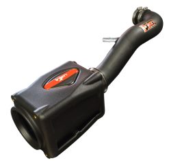Alternative view of Injen 2018+ Jeep Wrangler JL V6-3.6L Wrinkle Black Oiled Power-Flow Air Intake System