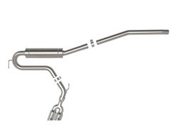 aFe 22-23 Ford Maverick EcoBoost L4 2.0L(t) Rebel Series 2-1/2in 304 SS Cat-Back w/ Polished Tip - Image 2