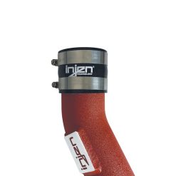Injen 15-16 BMW M3(F80)/M4 (F82/83) 3.0L L6 Twin Turbo 2PC Aluminum Int. Charge Pipe - Wrinkle Red - Image 7