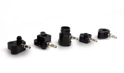 Alternative view of Turbosmart Boost Reference Adapter 2015+ Ford Mustang Ecoboost - Black