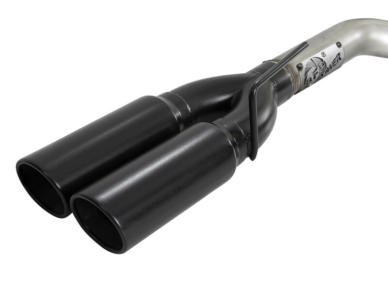 aFe Vulcan Series 3in 304SS DPF-Back 20-21 GM Trucks L6-3.0L (td) LM2 - Dual Black Tip - Image 3
