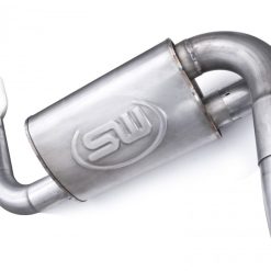 Stainless Works 2016-18 Ford Focus RS 3in Catback Vintage Round Muffler 5in Tips - Image 7