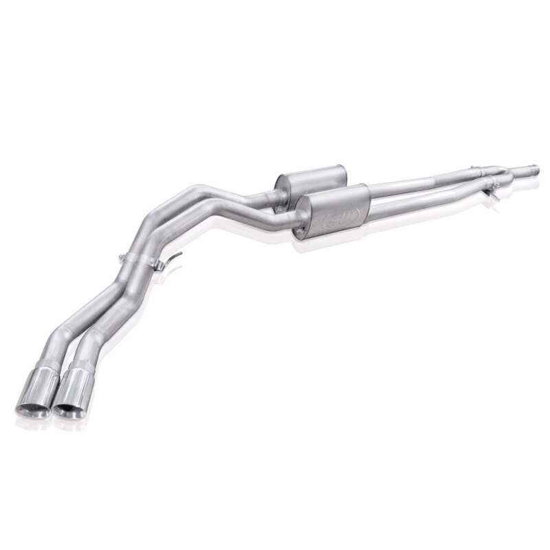 Stainless Works Chevy Silverado/GMC Sierra 2007-16 5.3L/6.2L Exhaust Y-Pipe Passenger Rear Tire Exit - Image 2