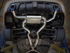 aFe 14-15 Infiniti Q50 V6 3.7L Takeda 2.5in 305 SS Cat Back Exhaust System w/ Black Tips - Image 5