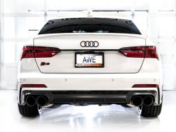 AWE Tuning 19-23 Audi C8 S6/S7 2.9T V6 AWD Touring Edition Exhaust - Diamond Black Tips - Image 14