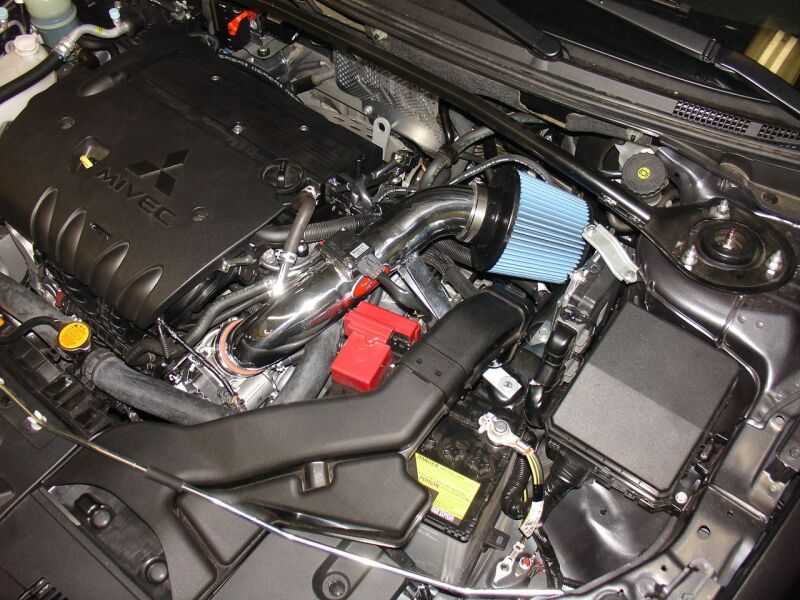 Injen 09-11 Mitsubishi Lancer GTS 2.4L 4 cyl Black Tuned Air Intake - Image 4