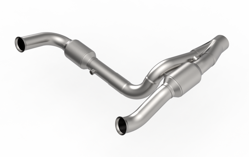 Kooks 07-18 Jeep Wrangler HEMI Swap 2.5in Stainless Steel GREEN Catted Y-Pipe - Image 5