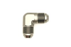 DeatschWerks 8AN Male Flare To 8AN Male Flare 90-Degree Coupler Fitting