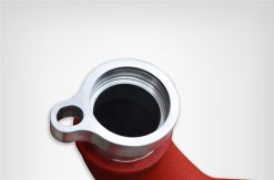 Injen 15-16 BMW M3(F80)/M4 (F82/83) 3.0L L6 Twin Turbo 2PC Aluminum Int. Charge Pipe - Wrinkle Red - Image 2