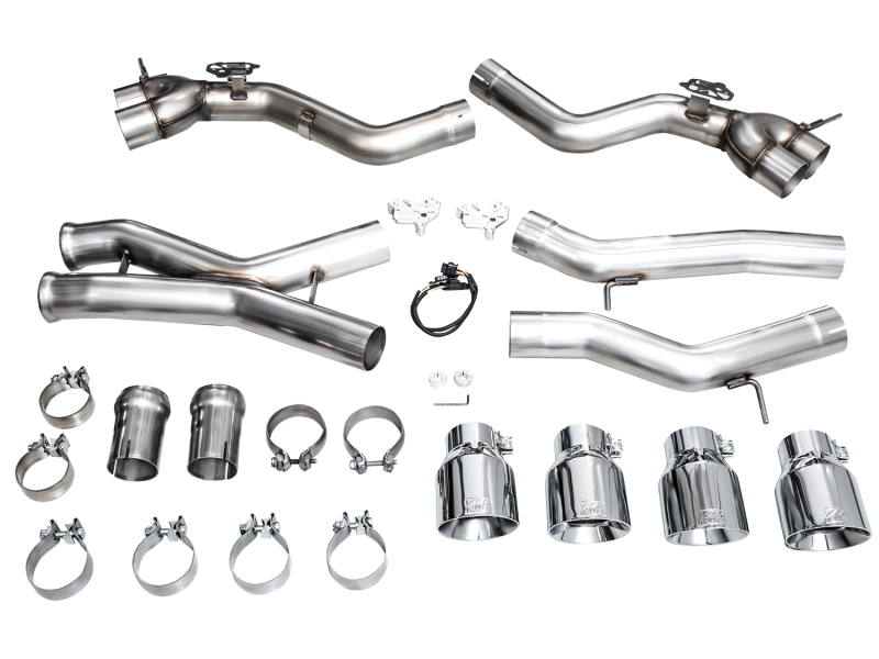 AWE Tuning 23-24 BMW G87 M2 Track Edition Exhaust - Chrome Silver Tips - Image 13