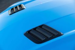 Alternative view of Roush 2018-2023 Mustang Hood Heat Extractors - Gloss Black
