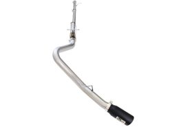 aFe MACHForce XP Exhaust 3in-3.5in SS Single Side Ext CB w/ Black Tip 99-04 Ford F150 V8 5.4L/6.8L - Image 3