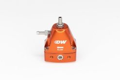 Alternative view of DeatschWerks DWR1000iL In-Line Adjustable Fuel Pressure Regulator - Orange