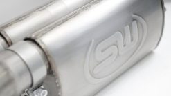 Stainless Works 2010-14 Ford Raptor Exhaust X-Pipe Turbo Resonator Front Passenger Rear Tire Exit - Image 4