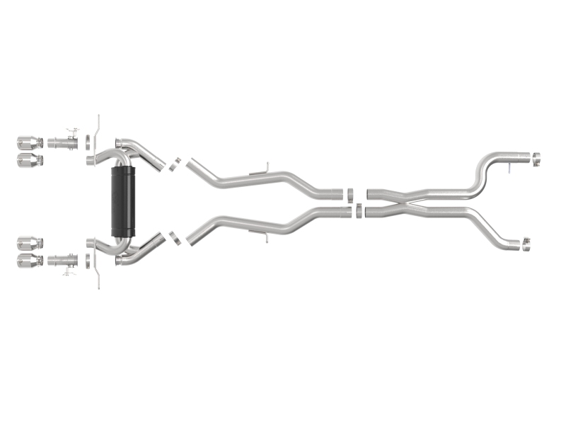 aFe 23-25 BMW M2 L6-3.0L (G87) MACH Force-Xp Cat-Back Exhaust w/ Polished Tip - Image 2