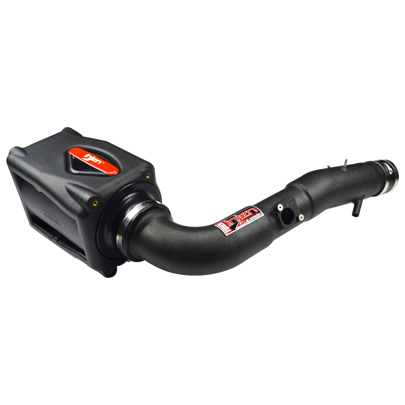 Injen 06-09 FJ 4.0L V6 w/ Power Box Wrinkle Black Power-Flow Air Intake System - Image 3