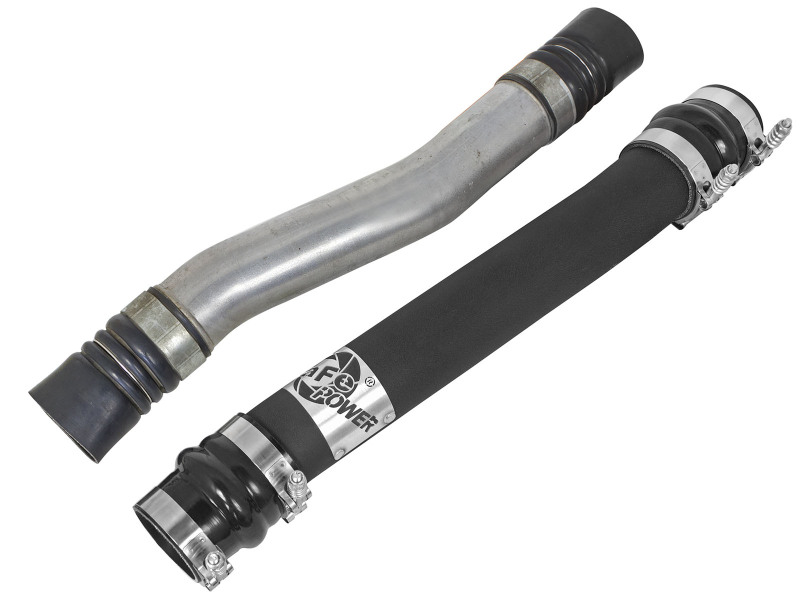 aFe BladeRunner 2.75in Hot 3.5in Cold Side Intercooler Tubes w/ Coupling Clamp Kit 10-12 Dodge 6.7L - Image 7
