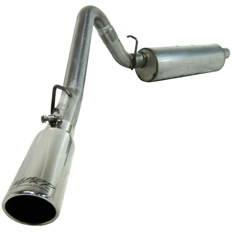 MBRP 1997-1999 Jeep Wrangler (TJ) Inline-4 2.5L Inline-6 4.0L Cat Back Single - Image 3