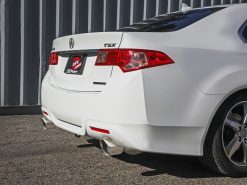 aFe 09-14 Acura TSX L4 2.4L Takeda 2-1/2in to 2-1/4in 304 SS Cat-Back Exhaust System w/Polished Tips - Image 3
