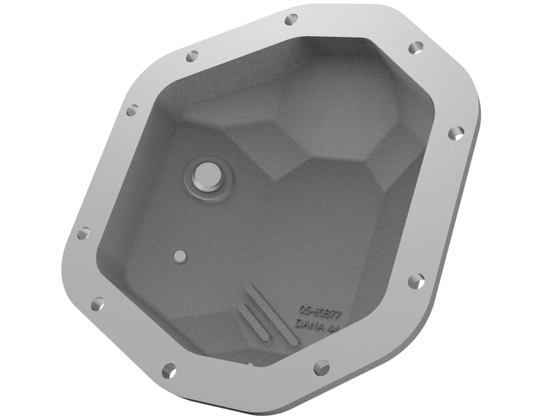 aFe 97-18 Jeep Wrangler TJ/JK Dana 44 Street Series Differential Cover w/ Machined Fins - Raw - Image 4