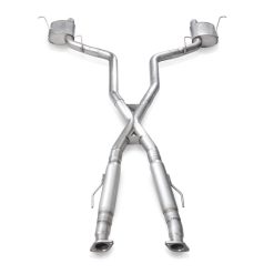 Stainless Works 11-20 Jeep Grand Cherokee 5.7L 3in Legend Catback Exhaust w/X-Pipe (Uses OEM Tips) - Image 3