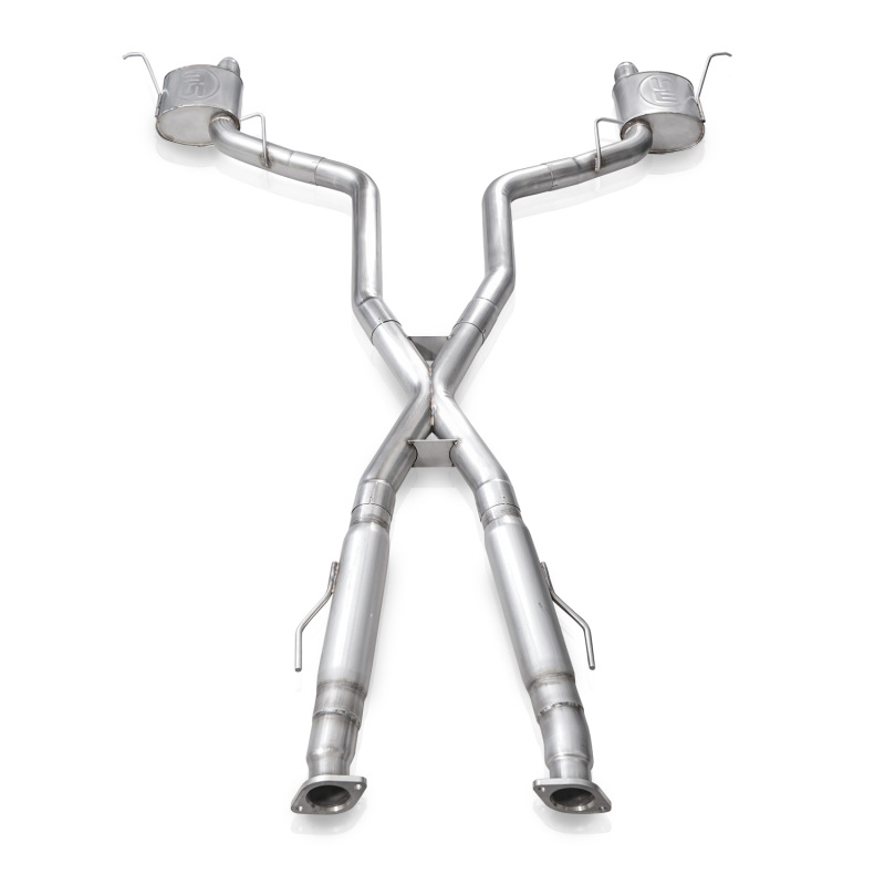 Stainless Works 11-20 Jeep Grand Cherokee 5.7L 3in Legend Catback Exhaust w/X-Pipe (Uses OEM Tips) - Image 3