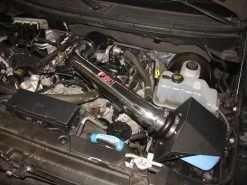 Injen 09-10 Ford F-150 V8 5.4L Wrinkle Black Power-Flow Air Intake System - Image 4