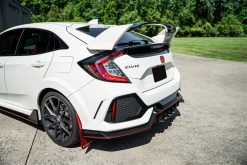 Alternative view of Corsa 2017-2021 Honda Civic Type R Xtreme Cat-Back Tri Rear Exit with 4.5in Black Pro-Series Tips