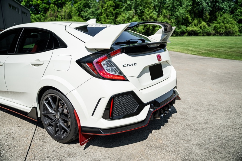 Corsa 2017-2021 Honda Civic Type R Xtreme Cat-Back Tri Rear Exit with 4.5in Black Pro-Series Tips - Image 2