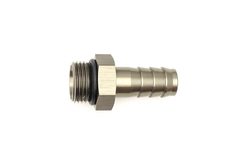DeatschWerks 8AN ORB Male To 1/2in. Male Triple Barb Fitting (Incl. O-Ring)