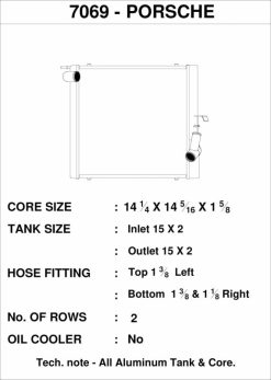 CSF Porsche 911 Carrera (991.2)/Turbo/GT3/GT3 RS (991) Left Side Radiator - Image 3