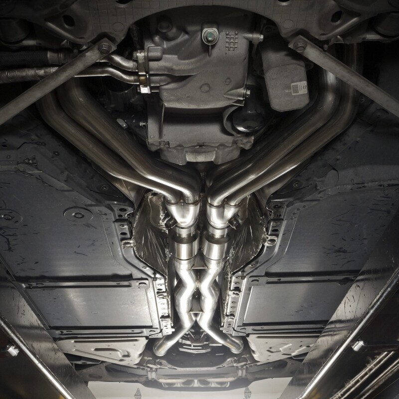 Stainless Works 2014-18 Corvette 6.2L Headers 2in Primaries w/ High-Flow Cats X-Pipe - Image 16