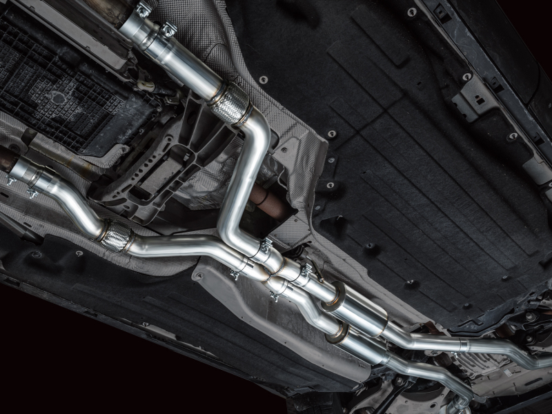 AWE Tuning 2020+ Ford Explorer ST Touring Edition Exhaust w/ Diamond Black Tips - Image 2