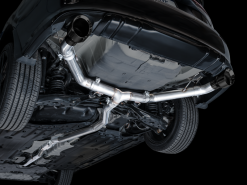 AWE Tuning 22+ Honda Civic Si/Acura Integra Track Edition Catback Exhaust - Dual Diamond Black Tips - Image 16