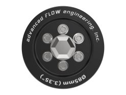 aFe 15-23 Dodge Challenger / 15-23 Dodge Charger SRT Hellcat 3.35in Supercharger Power Pulley Kit - Image 4